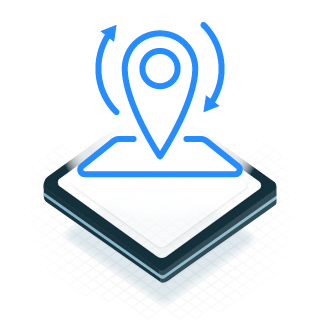 Icon of a moveable location pin
