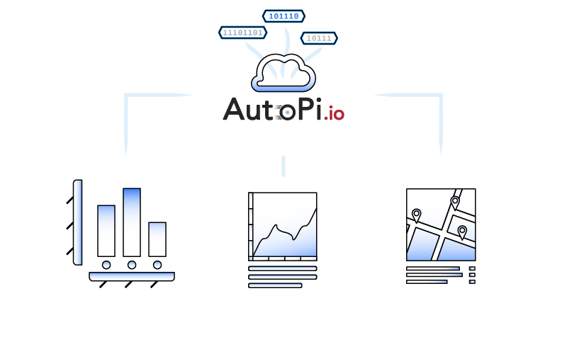The AutoPi Management Cloud transforms data into visualized datasets
